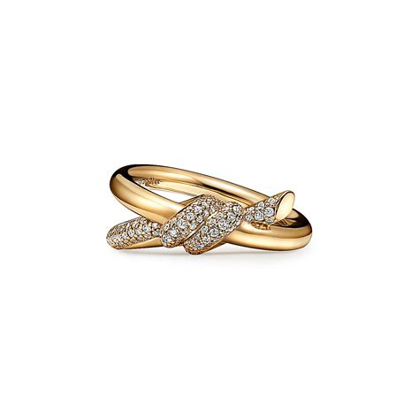 tiffany knot diamond ring.